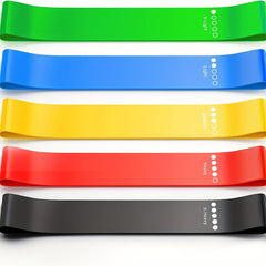 5pcs Yoga Elastic Belts - Fitness & Sports Training Pilates Equipment