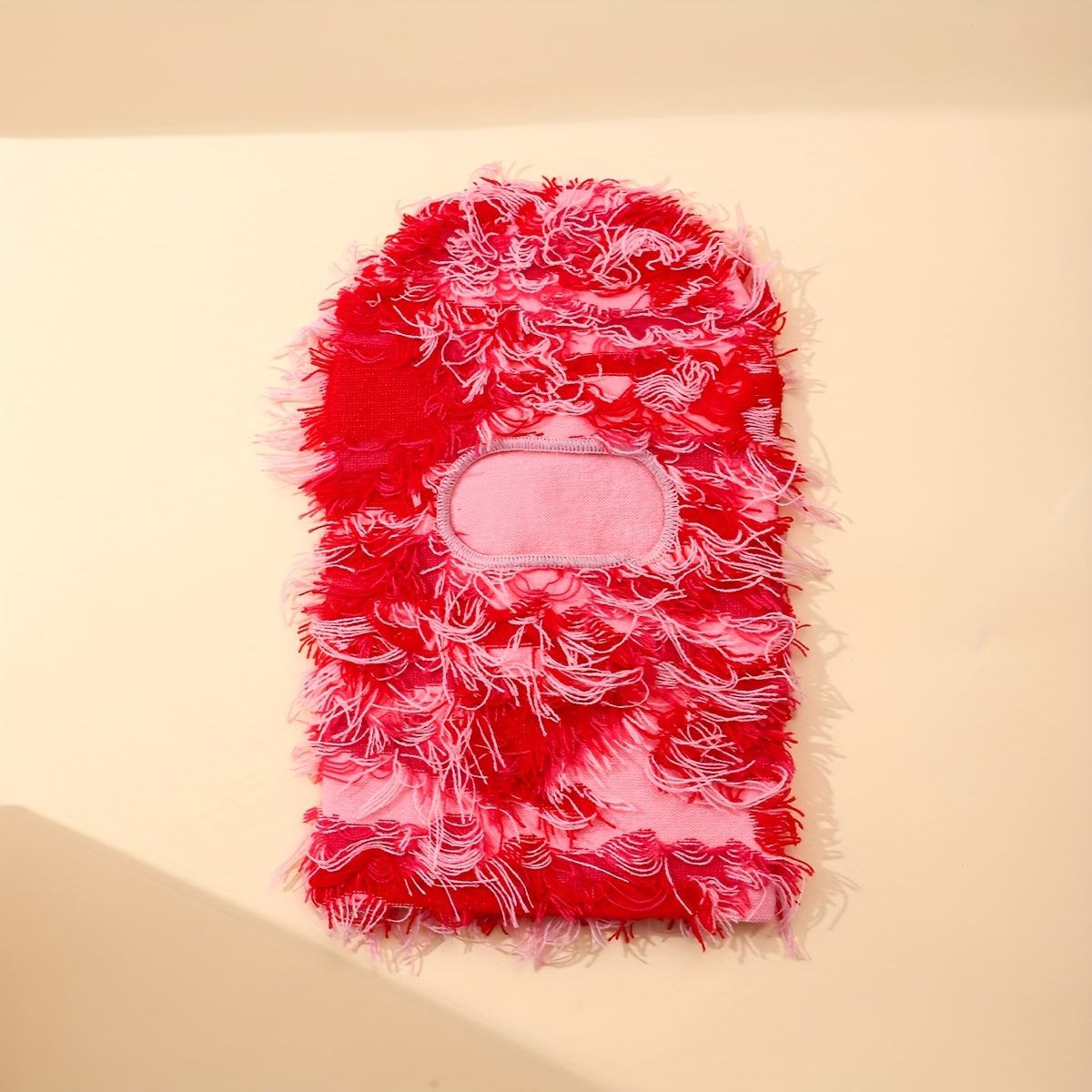 Men's Distressed Knitted Headgear Jungle Camo Ski Face Mask