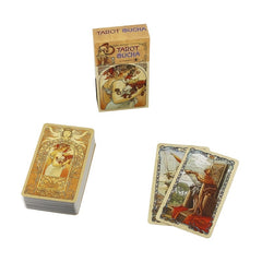 78pcs Mucha Tarot Poker Board Game for Kids Adults Party Game