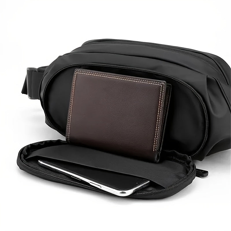 Men's Waist Bag Chest Bag for Outdoor Sports Running Cycling Camping
