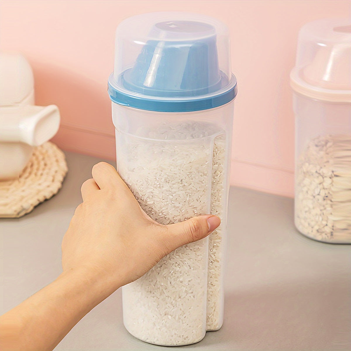 Plastic Sealed Storage Jar Kitchen Miscellaneous Grain Milk Powder Sealed Jar