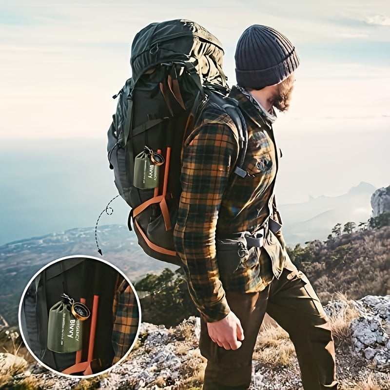Emergency Sleeping Bag With Compass & Whistle