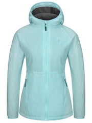 Women's Ultralight Winter Hooded Jacket Windproof Thermal Sports Jacket