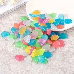 100pcs 500pcs Bag Glow In The Dark Pebbles Magical Garden Aquarium Landscaping