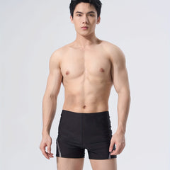 Solid Men's Boxer Sports Swimming Trunks Beach Shorts Surfing Beachwear