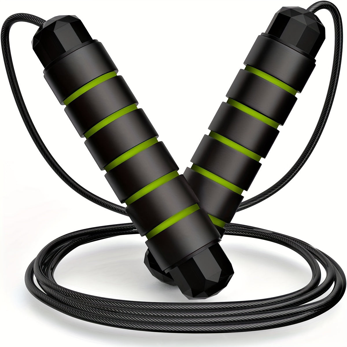 Adjustable Speed Jump Rope with Foam Handle for Fitness Workout