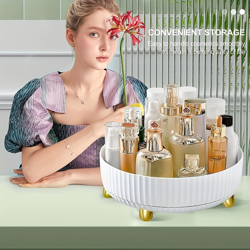 Green Makeup Perfume Organizer with Large Capacity