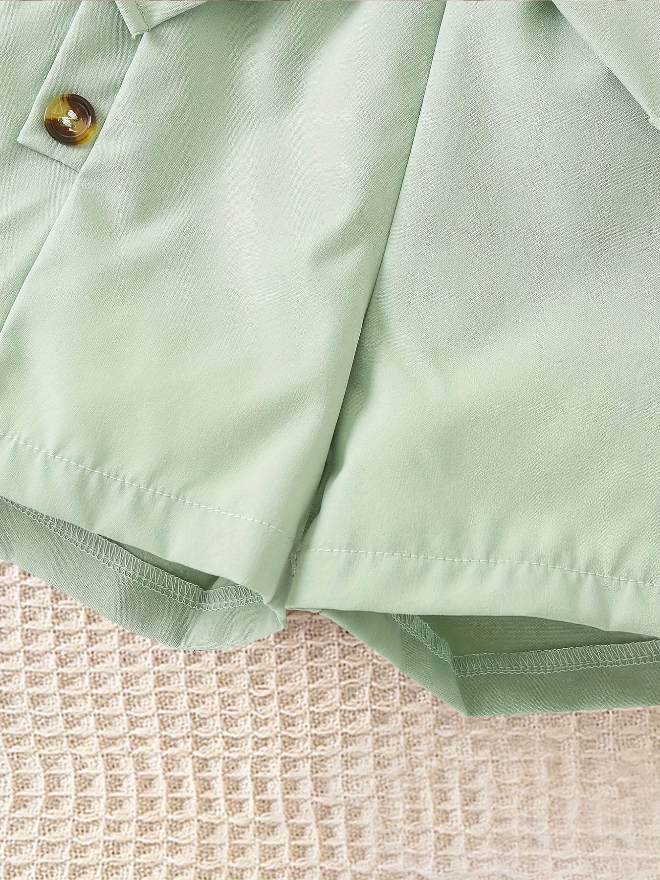 Toddler Girls Beach Shorts Bow Knot Front Button Casual Pants