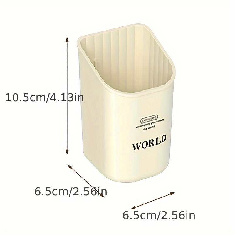 Cream Wind Punching Magnetic Refrigerator Side Storage Box