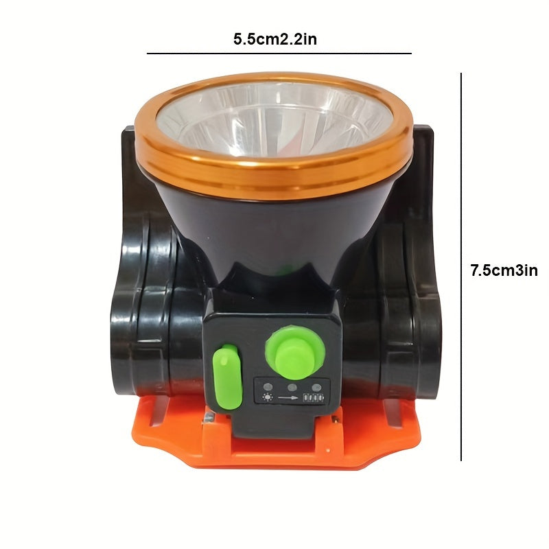 2000mAh 80W Solar Assisted Headlights Camping Lights