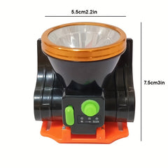 2000mAh 80W Solar Assisted Headlights Camping Lights