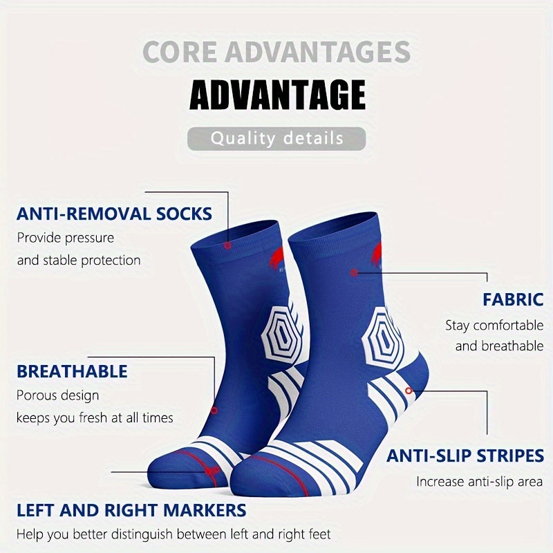 Basketball Socks High Cushion Thick Crew Socks for Men Women