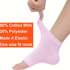 2pcs Silicone Gel Foot Protectors for Cracked Feet EU35-46 US Women 5-12