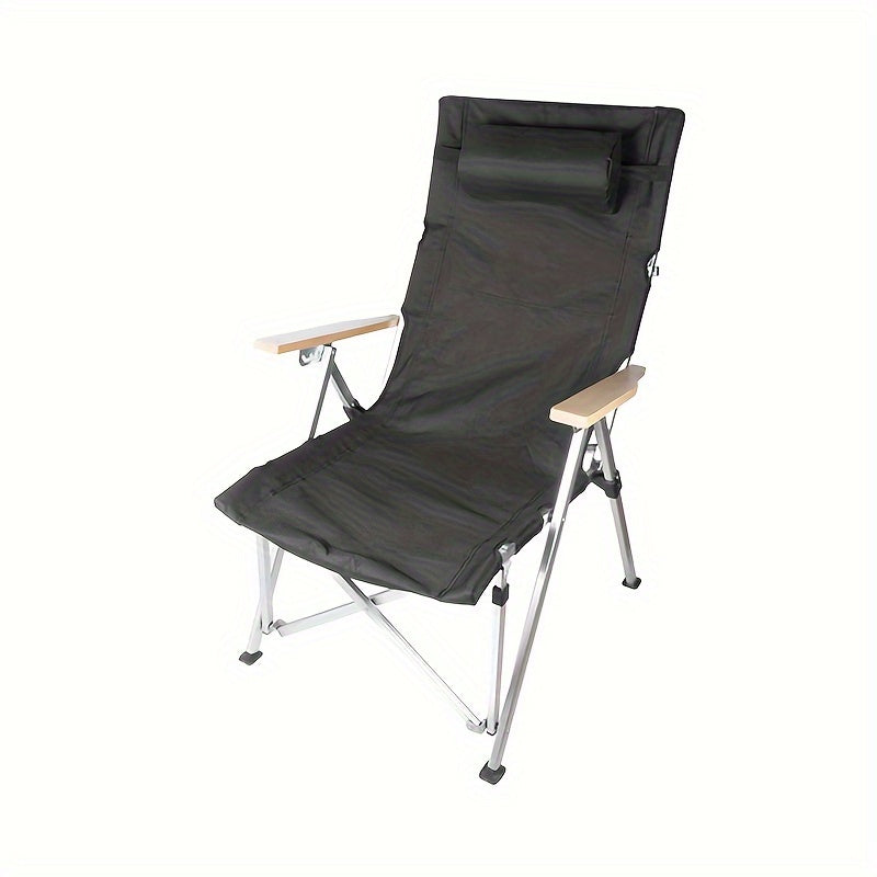 Adjustable Back Lifting Chair with Storage Bag for Fishing, Hiking, Picnics