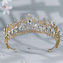 Rhinestone Crown Headband Princess Tiara Wedding Birthday