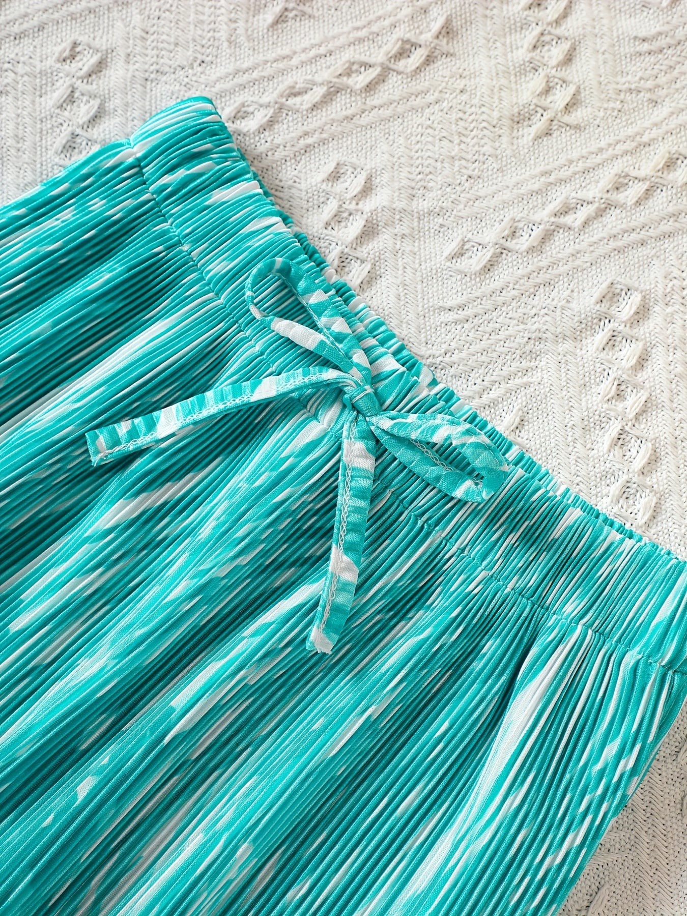 Toddler Girls Tie Dye Wide Leg Pants