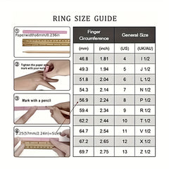 Zircon Angel Wing Ring Men & Women Jewelry