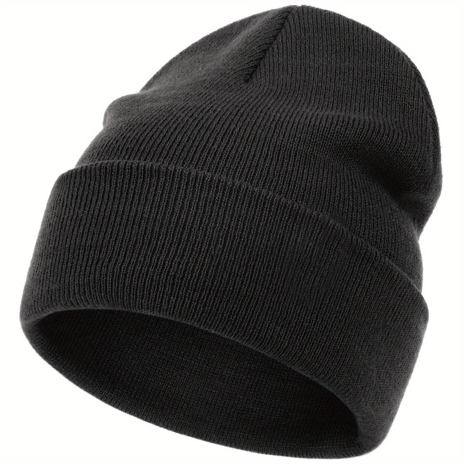 Boys Casual Knit Beanie Soft Elastic Thermal Cap for Autumn Winter