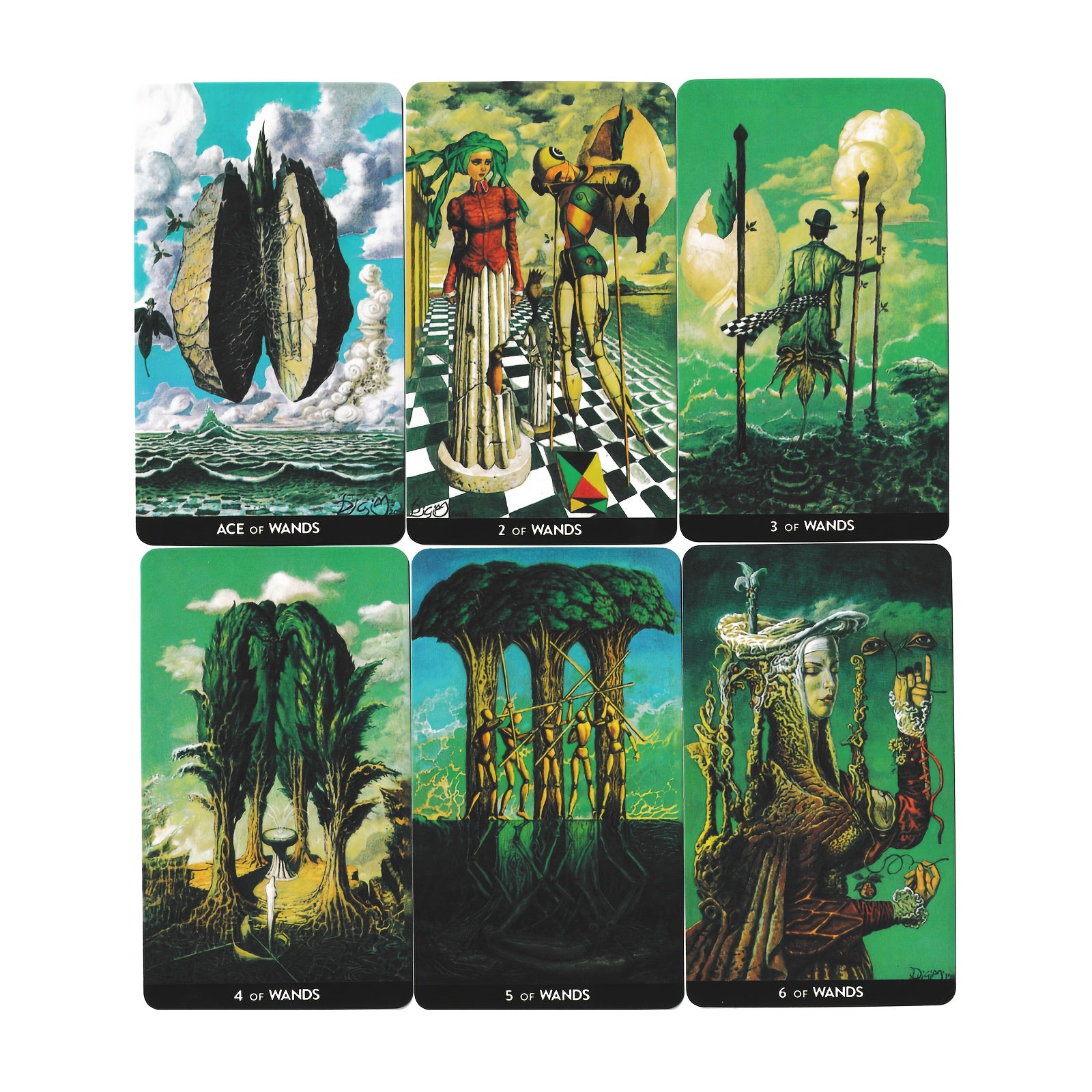 78pcs Surrealist Tarot English Tarot For Christmas Halloween Party
