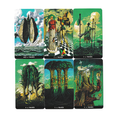 78pcs Surrealist Tarot English Tarot For Christmas Halloween Party