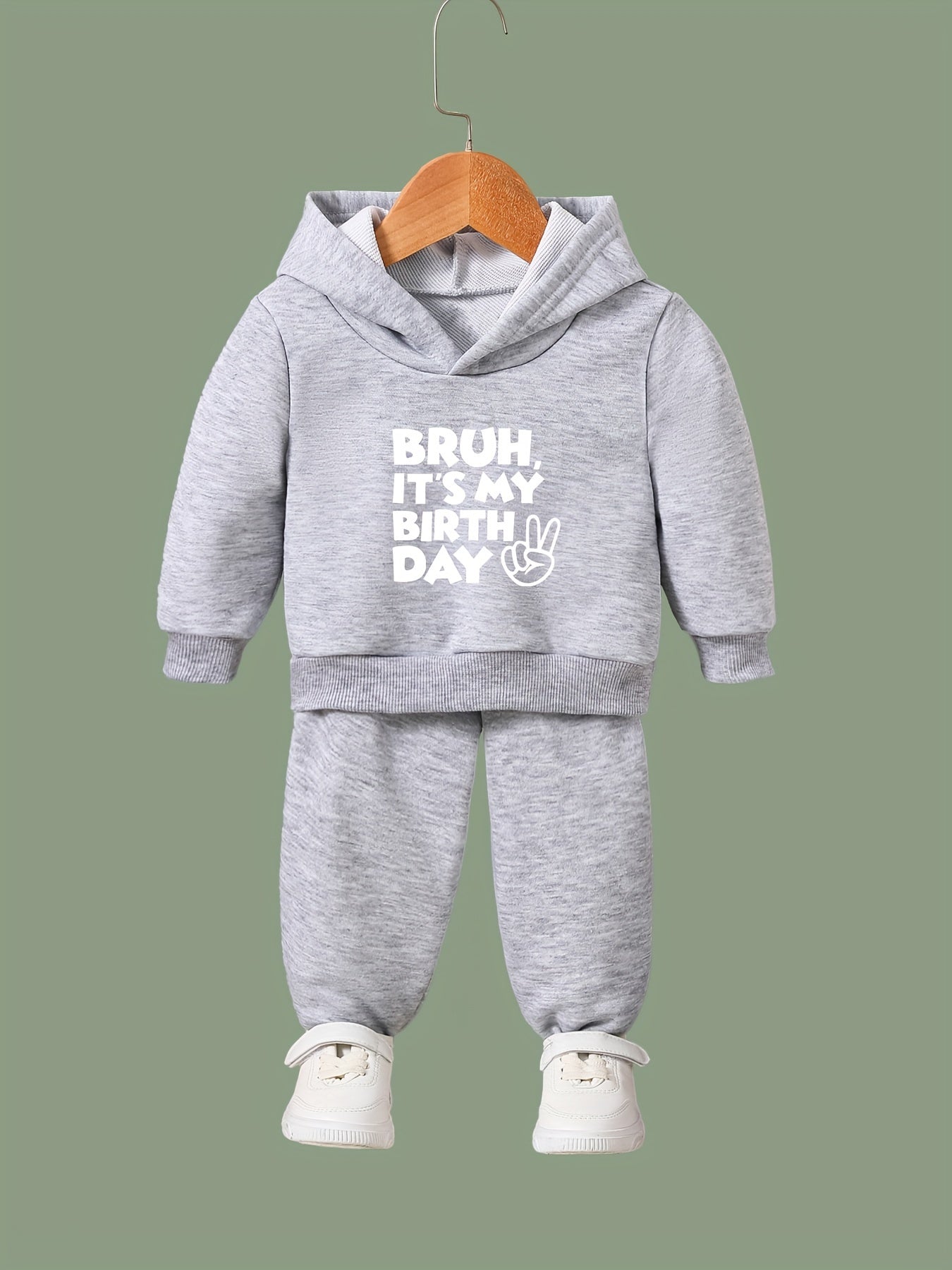Birthday Pattern Long Sleeve Hooded Sweatshirt Girls Comfy Hoodies
