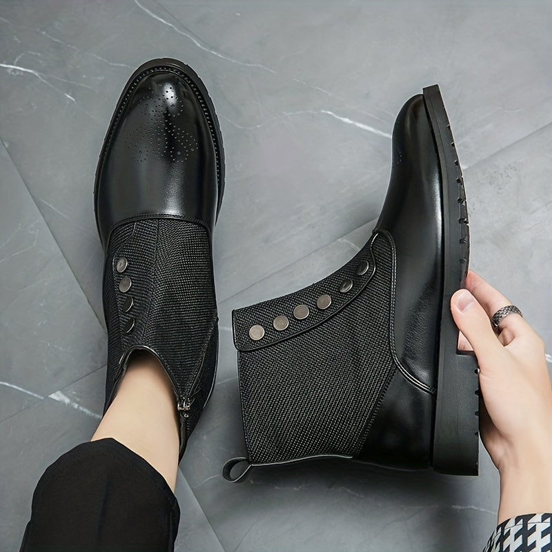 Men's Slip On Chelsea Boots Wear resistant Non Slip Boots