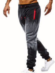 Breathable Gradient Joggers for Men Active Stretchy Sweatpants Summer