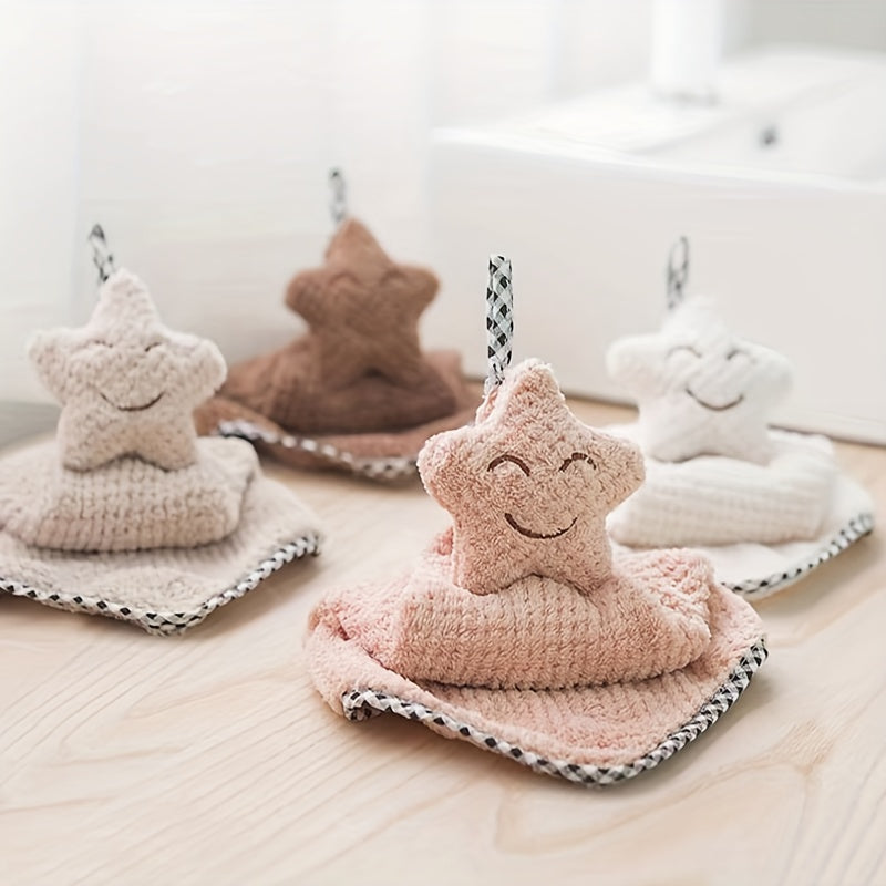 Star Shaped Hand Towel for Bathroom and Kitchen
