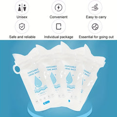 6pcs Emergency Urine Bag Disposable Portable Unisex Travel Vomiting Bag