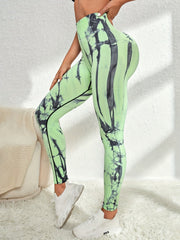 Tie Dye Yoga Leggings High Waist Gym Sports Pants Women's Activewear