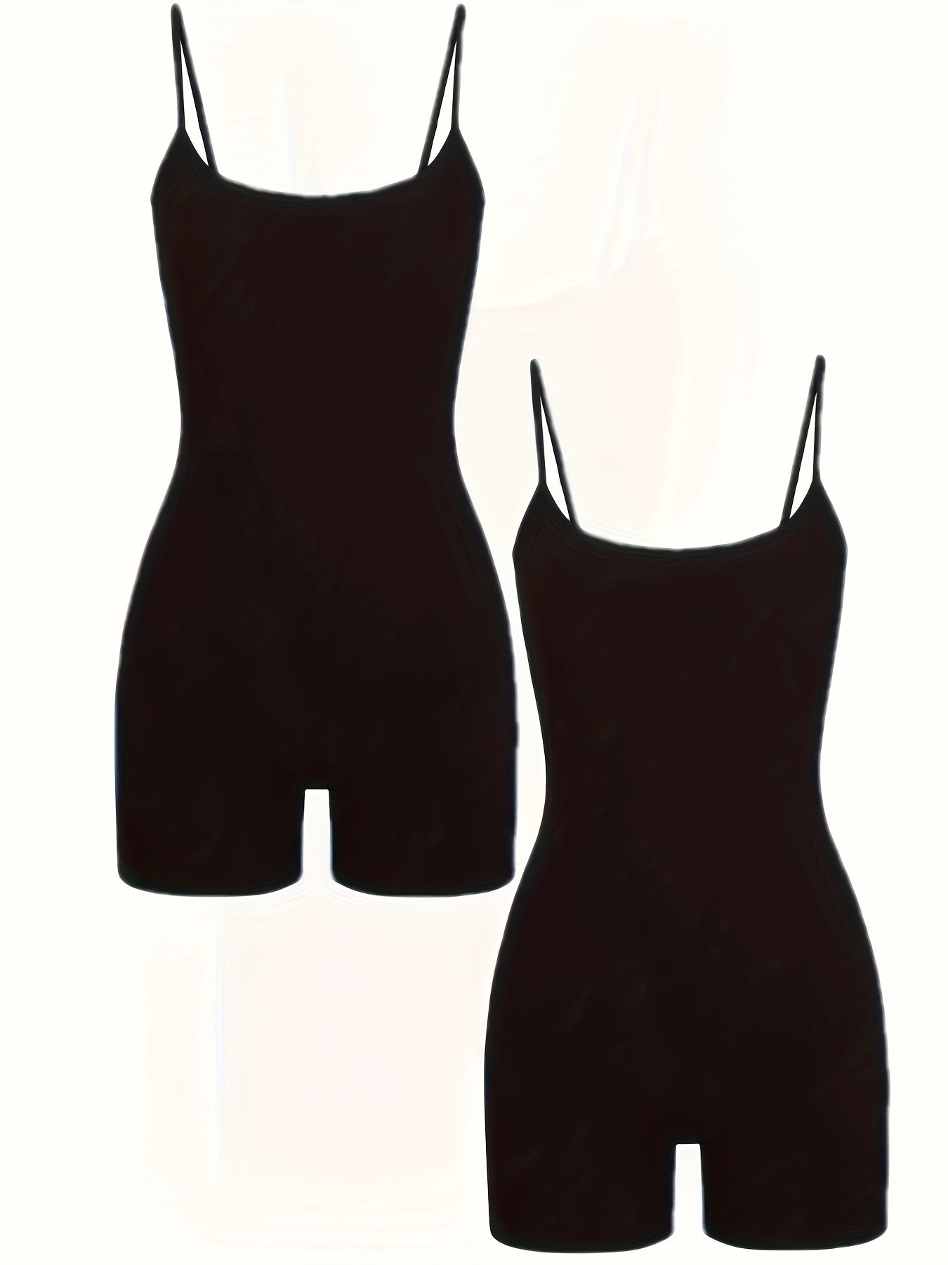 Solid Yoga Cami Romper Quick Drying Fitness Jumpsuit Women Activewear