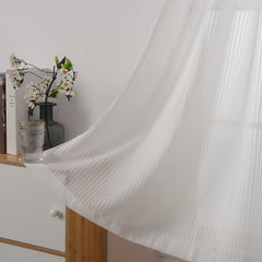 Translucent Sheer Curtain Modern Pastoral Style Home Decor