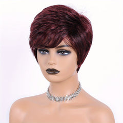 Short Straight Layered Wigs for Women Synthetic Hair Wigs