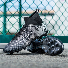 Boy's Non Slip AG Soccer Cleat Professional Outdoor Breathable Cleats