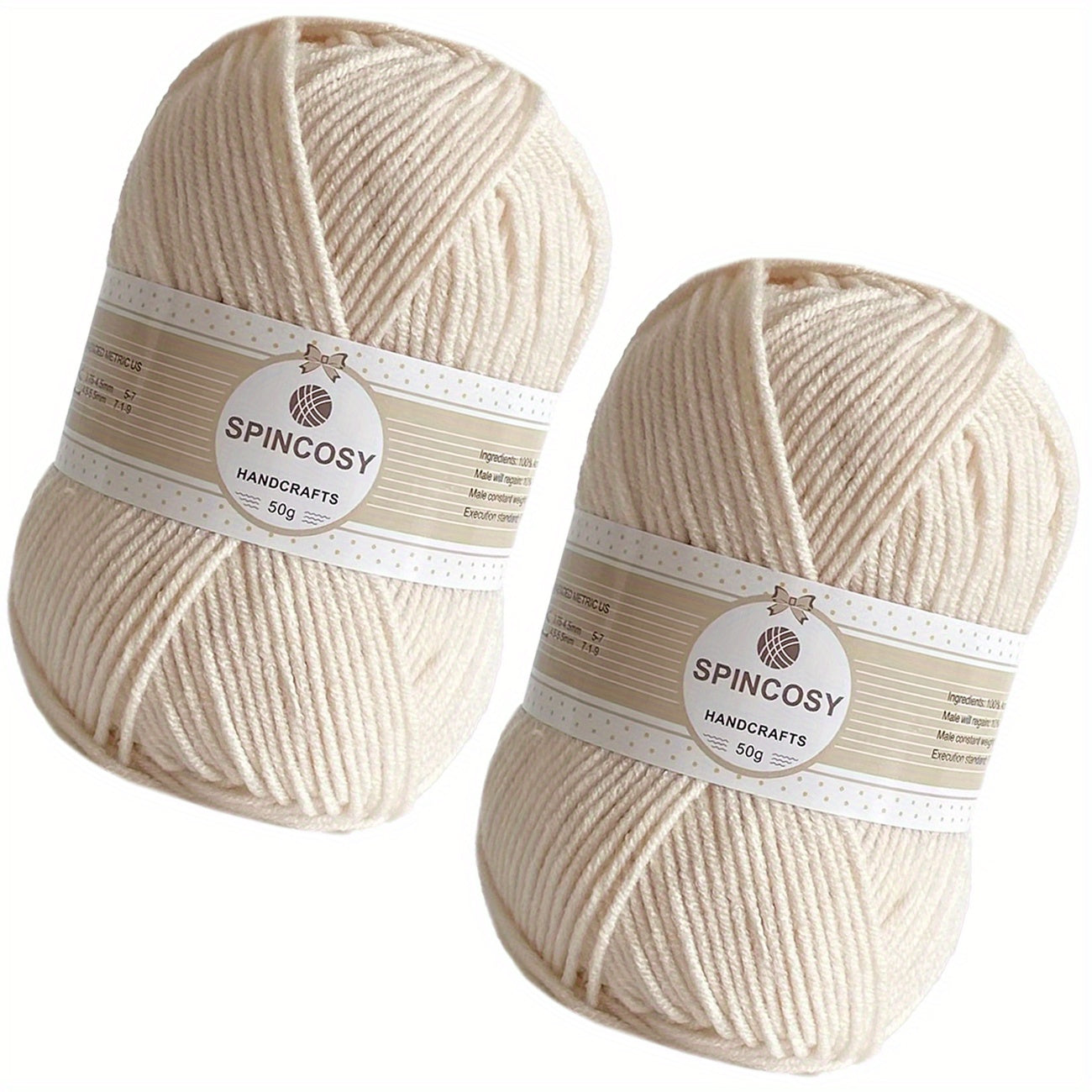 2pcs 4 layer Crochet Yarn Acrylic Soft Yarn for DIY Crafts 100g