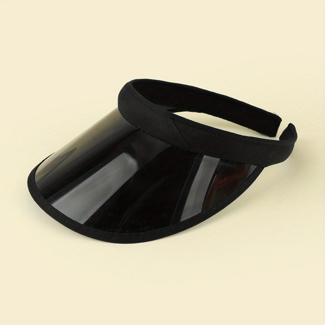 PVC Transparent Sun Visor Hat Candy Color Sunscreen Summer Visors