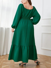 Casual Dress Women's Plus Maxi Smock Dress