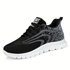 Thick Sole Shock Absorption Mesh Breathable Running Shoes