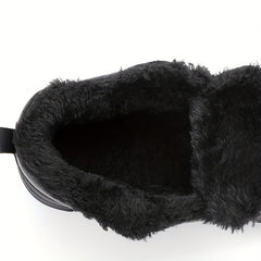 Women's Plush Lined Chunky Snow Sneakers Keep Warm