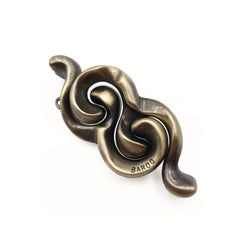 Zinc Alloy Unlocking Kongming Lock Magic Educational Toy