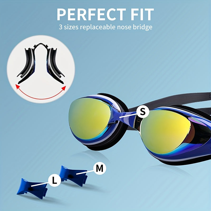 Polarized Swim Goggles Anti Fog Anti UV Clear Swim Goggles