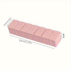 2 Pk Pink PPSU Pill Storage Box Travel Medicine Organizer