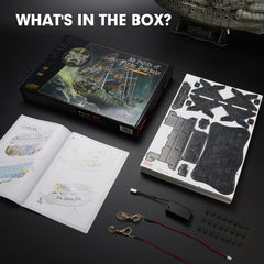 3D Puzzle LED Flying Dutchman 360pcs Pirate Craft Model Kit