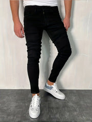 Slim Fit Jeans Men's Casual Street Style Denim Pants