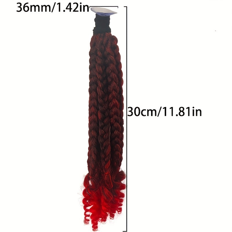Motorcycle Helmet Suction Cup Paste Dreadlocks Decoration