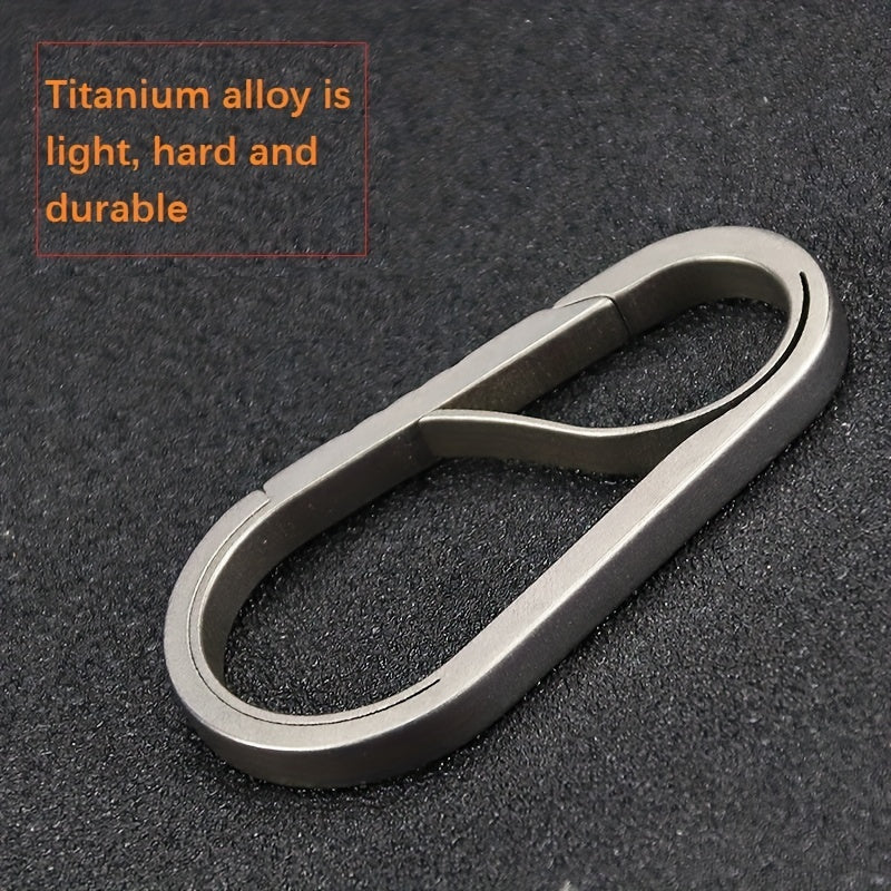 Titanium Alloy Car Key Chain Shrapnel Waist Hanging Key Chain Outdoor Pendant