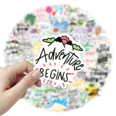 50 Inspirational Stickers Positive Encouragement Student Teacher Waterproof
