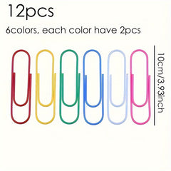 Large Paper Clips - Office & School Document Organizers