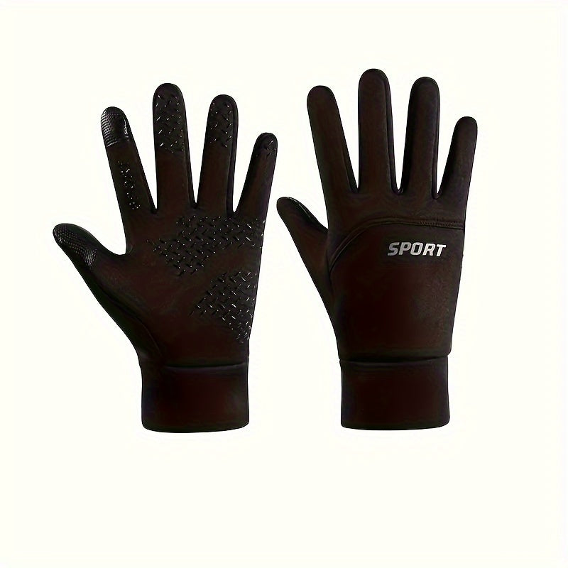 Windproof Waterproof Full Finger Gloves for Outdoor Cycling Skiing