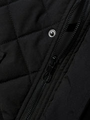 Men's Stand Collar Thermal Vest with Zipper
